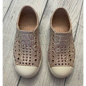 Mauve Flower Native Natives Jefferson Little Girl Toddler Shoes, Size 10
